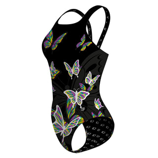 BLACK BUTTERFLY - Classic Strap Swimsuit