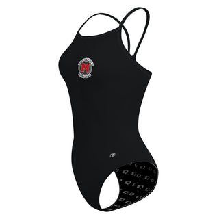 Mundelein Mustangs - Solid Skinny Strap Swimsuit