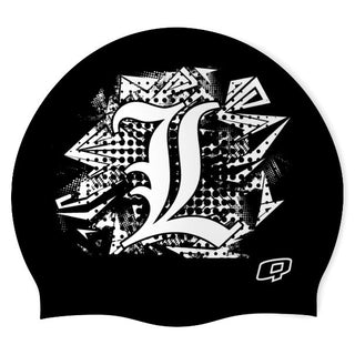 Lavergne HS 26 (BLK/02) - Wrinkle-Free Silicone Swimming Cap