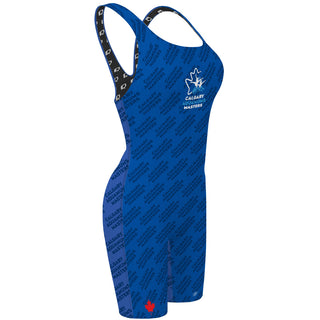 Calgary Aquamums - Classic Strap Long Knee Women Jammer