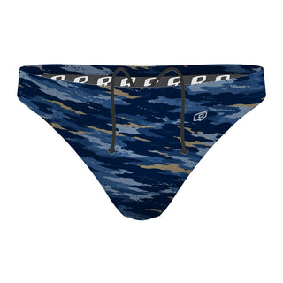 Camo Waves 2 - Waterpolo Brief Swimsuit