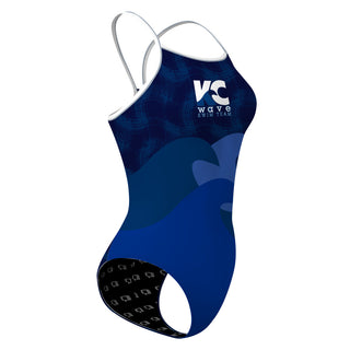 KC Wave Swim Team - Skinny Strap Swimsuit