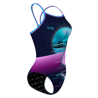 Sponsored Miami Vice - Skinny Strap Swimsuit