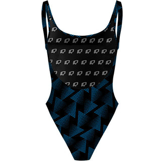 Triangle Party (2 colors) - High Hip One Piece Swimsuit