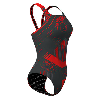 Deerfield High School Warriors - Classic Strap Swimsuit