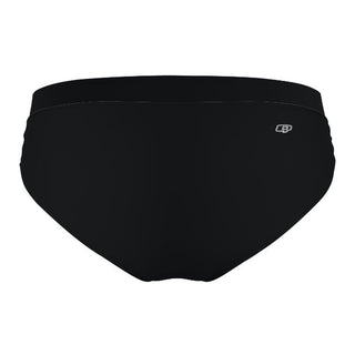 Left Logo - Solid Classic Sports  Bikini Bottom