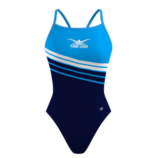 Diagonal (3 colors) - Sunback Tank Swimsuit