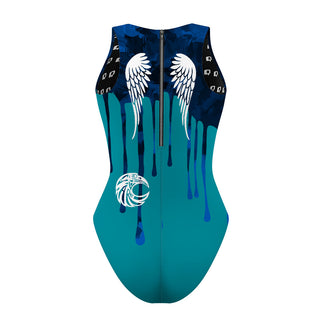 Auburne Riverside HS Ravens - Women's Waterpolo Swimsuit Classic Cut