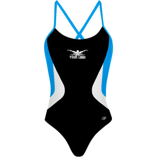 Hourglass (3 colors) - Tieback One Piece Swimsuit