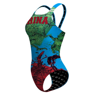 Irina Jaekel - Classic Strap Swimsuit