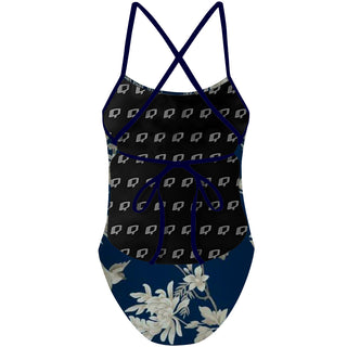 Chinoiserie - Tieback One Piece Swimsuit