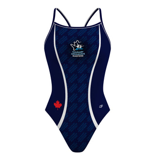Calgary Aquamums - Skinny Strap Swimsuit