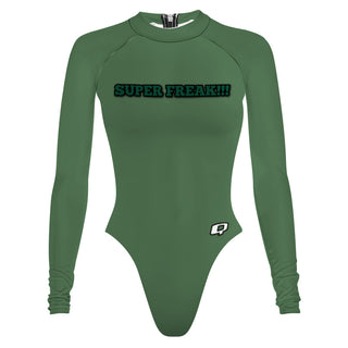All Green - Surf Swimming Suit Cheeky Cut