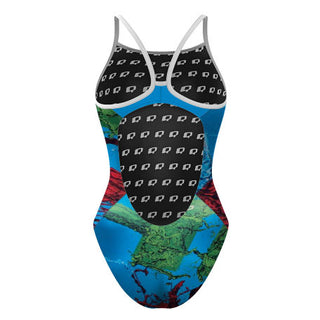 Irina Jaekel - Skinny Strap Swimsuit