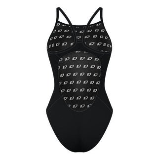 Arrow - Solid Skinny Strap Swimsuit - PERSONALIZED