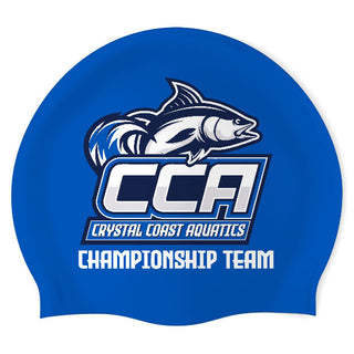Crystal Coast Aquatics CT (RBL/03) - Wrinkle-Free Silicone Swimming Cap