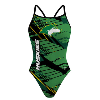 Sweet Home Huskies - Skinny Strap Swimsuit