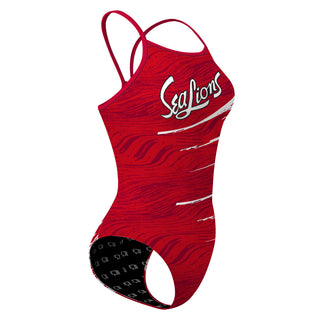 Quesnel Aquatic Club - Skinny Strap Swimsuit