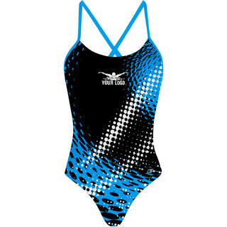 Swirl (3 colors) - Tieback One Piece Swimsuit