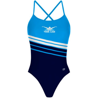 Diagonal (3 colors) - "X" Back Swimsuit