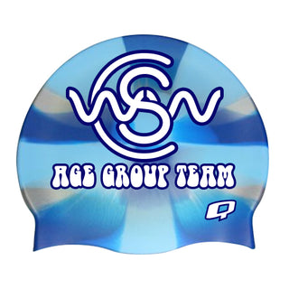 Wasilla Waves Age Group - Silicone Swimming Cap