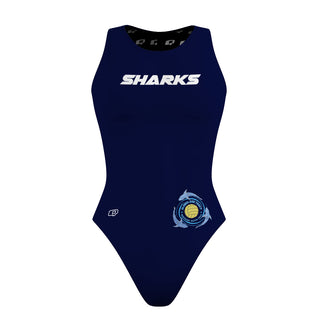 Mourning High/ Sharks - Women's Waterpolo Swimsuit Classic Cut