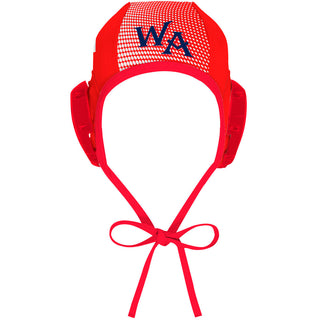 Westminster Academy Red  White # - Water Polo Cap