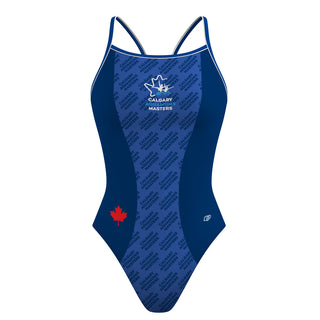 Calgary Aquamums - Skinny Strap Swimsuit