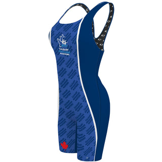 Calgary Aquamums - Classic Strap Long Knee Women Jammer