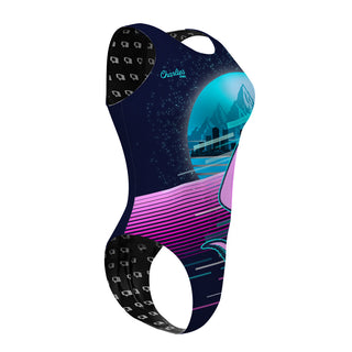 Sponsored Miami Vice - Women's Waterpolo Swimsuit Cheeky Cut