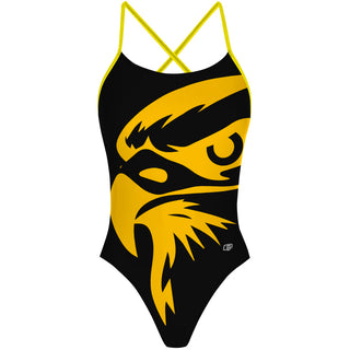 TVHS Girl's Suit - "X" Back Swimsuit