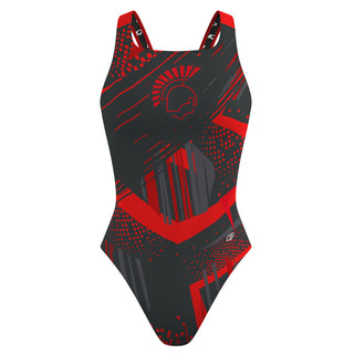 Deerfield High School Warriors - Classic Strap Swimsuit
