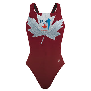 IISA Women's Thick Strap Suit - Classic Strap Swimsuit