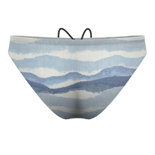 print blue - Waterpolo Brief Swimsuit