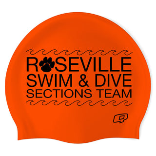 Roseville High School - Classic Silicone Swimming Cap