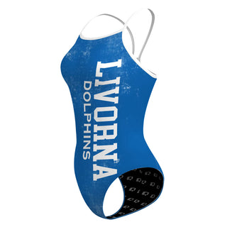 LIVORNA - Skinny Strap Swimsuit