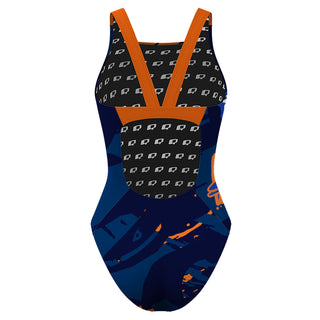 Prince George Barracudas - Classic Strap Swimsuit