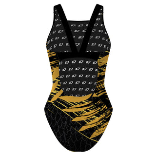 DUNLAP EAGLES - Classic Strap Swimsuit
