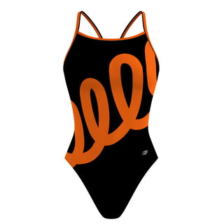 Funny line - Skinny Strap Swimsuit