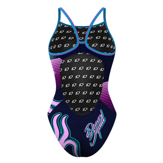 Sponsored Miami Vice - Skinny Strap Swimsuit