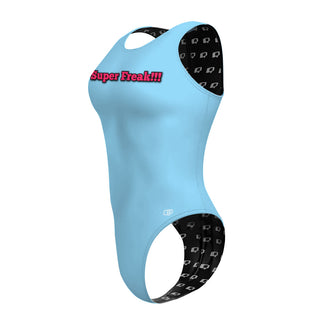 Hot Pink (Super Freak!!!) - Women's Waterpolo Swimsuit Cheeky Cut