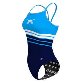 Diagonal (3 colors) - Sunback Tank Swimsuit