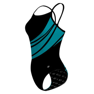 Blue ocean - Skinny Strap Swimsuit