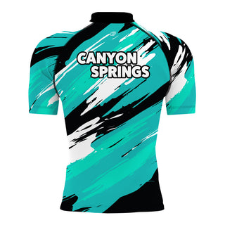 Canyon Springs - Men's Surf UPF50+ Short Sleeve Rash Guard