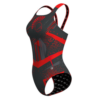 Deerfield High School Warriors - Classic Strap Swimsuit