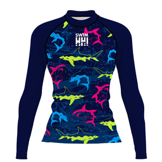 Shark HHI - Women's Surf UPF50+ Long Sleeve Rash Guard