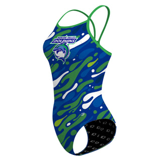 Hudson Valley Dolphins - Skinny Strap Swimsuit