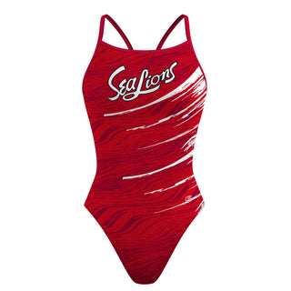 Quesnel Aquatic Club - Skinny Strap Swimsuit