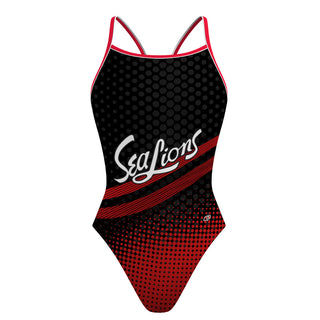Quesnel Sea Lions - Skinny Strap Swimsuit