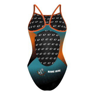 Cornwall Underwater Hockey Club FV - Skinny Strap Swimsuit